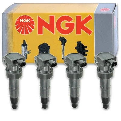 4 pcs NGK Ignition Coil for 2006-2008 Kia Optima 2.4L L4 - Spark Plug Tune ol - Image 1 of 4