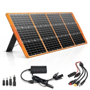 200 Watt Portable Solar Panel for Power Station Generator, 19.8V IP65 Waterpr... - Picture 1 of 8