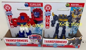 Transformers Optimus Prime Megatron Cyberworld Cyber Changers figure Truck Bull - Picture 1 of 7