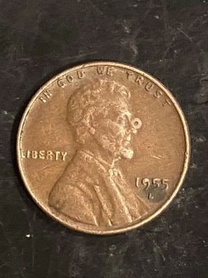 1955 D Lincoln Wheat Penny  - Major Die Errors - Image 1 of 4