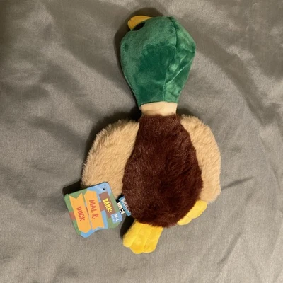 Bark Box Dog Toy Plush MAL R. DUCK Big Shake Lake 2024 NWT Squeaker M-L 20+ Lbs - Image 1 of 3