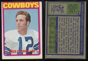 1972 Topps #200 Roger Staubach RC VG MC Dallas Cowboys HOF Navy - Foto 1 di 1