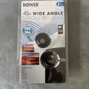 Bower .45x Wide Angle Magnetic Lens for Flip Video Camera (NEW) - Picture 1 of 2