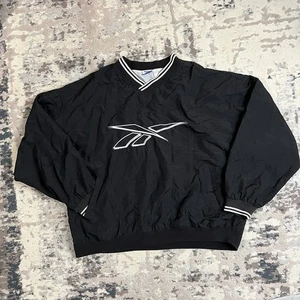 Reebok Vintage 90s Winter Pull Over Varsity Sports Sweater XL Jacket Windbreaker - Picture 1 of 10