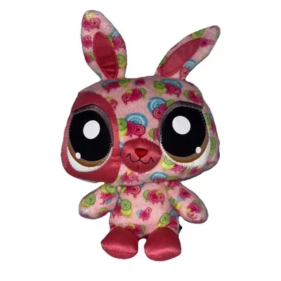 Littlest Pet Shop Happiest Bunny Rabbit LPS 10" Lollipops Plush 2008 Hasbro - Image 1 of 3