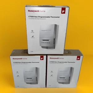 Honeywell CT50K1002 Standard Heat-Only Manual Thermostat, Non Programmable qty:3 - Picture 1 of 9