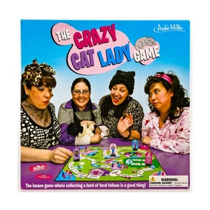 Accoutrements Boardgame Crazy Cat Lady Game (2017 Ed) Box VG+/NM - Picture 1 of 2