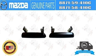 Juego de manija de puerta exterior genuina izquierda + derecha MAZDA RX7 B2000 2200 OEM 1979-85 Foto 1 de 4