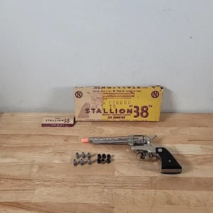 Vintage Nichols Stallion 38 Toy Cap Gun Revolving Cylinder - Picture 1 of 14