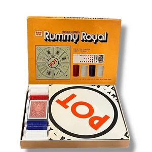 ¡Nuevo! Rummy Royal Edición Deluxe De Colección 1975 Whitman Contenido Sellado Nuevo de Lote Antiguo - Imagen 1 de 4