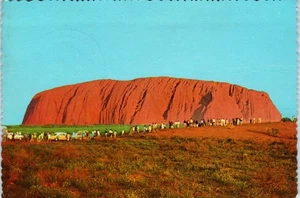 Postal Sunset at Uluru or Ayers Rock Northern Territory, Australia - Imagen 1 de 2