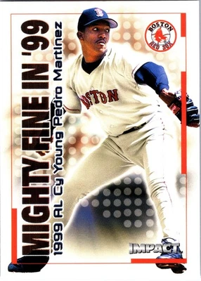 Fleer Impact Mighty Fine 2000 en '99 Pedro Martínez #29MF HOF Foto 1 de 2
