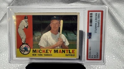 1960 Topps - Mickey Mantle #350 Foto 1 de 2