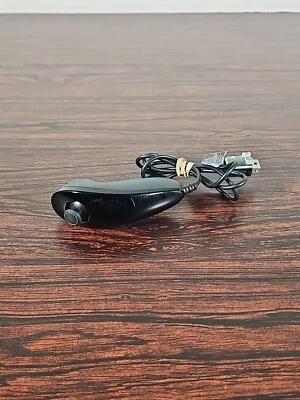 Nintendo Wii Nunchuck Black OEM Official Genuine RVL-004 WORKING - Image 1 of 4