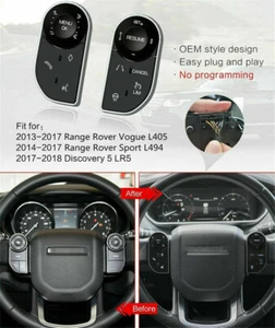 Pair Steering Wheel Control Button Set For Land Rover Range Rover L405 L494 L462 - Picture 1 of 11