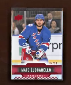 2017-18 Upper Deck Overtime Red #1 Mats Zuccarello 37/99 *S7044 - Bild 1 von 1