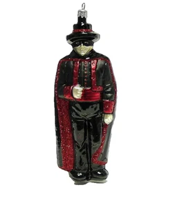 TEXAS TECH RED RAIDERS MASKOTTCHEN MUNDGEBLASENES GLAS ORNAMENT 7" SLAWISCHE SCHÄTZE - Bild 1 von 3