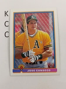 1991 Bowman Baseball #227 Jose Canseco Oakland Athletics - Picture 1 of 2