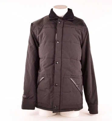 CHAQUETA ETNIES WOODSMAN 2 PARA HOMBRE NUEVA CON ETIQUETAS $150 L cuero negro hombros Foto 1 de 3