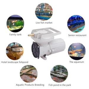 120W 160LPM Fish Tank DC12V Air Pump Aquarium Compressor Pond Aerator - Picture 1 of 12