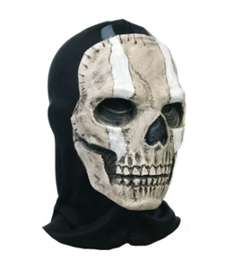 Game Call of Duty Simon Riley Ghost Skull Mask Full Face COD6 Cosplay Rib fabric