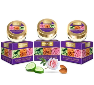 Vaadi Herbals Under Eye Cream Mandelöl und Gurkenextrakt 30g x 3 - Bild 1 von 2