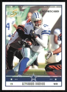 2005 Score Scorecard #75 Keyshawn Johnson /599 - Picture 1 of 2