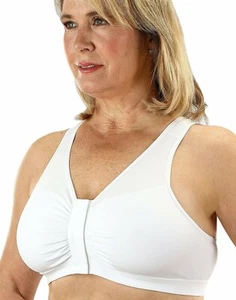 Classique Post Mastectomy Front Closure Wide Strap Full Comfort Fashion Bra - Picture 1 of 6