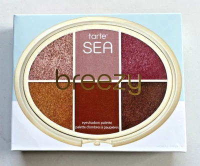 Tarte Sea Breezy Eyeshadow Eye Shadow Palette Six Shades Rose Bronze NIB - Image 1 of 4