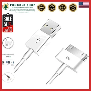 Reliable 2-Piece USB Sync Charging Cables for Older iPhone/iPad Models - Photo 1 sur 9