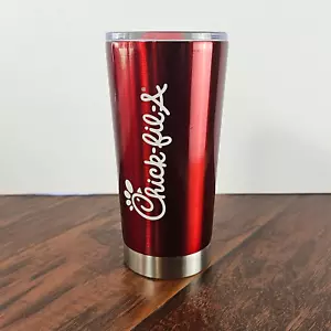 Chick-Fil-A Tumbler Travel Mug 20 Oz Limited Edition Metallic Red - Picture 1 of 7