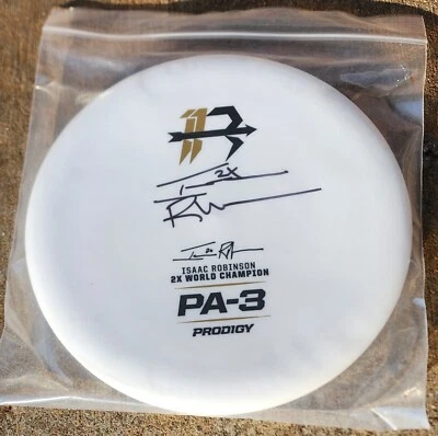 Signed Isaac Robinson Back To Back 2X World Champion Prodigy PA-3 - Image 1 of 2