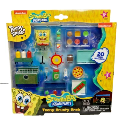 Teeny Tinies Bob Esponja Quadrados Teeny Krusty Krab NOVO NICKELODEAN - Imagem 1 de 4
