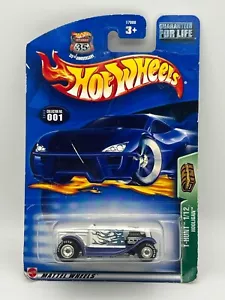 Hot Wheels 2003 #1/12 Treasure Hunt Hooligan - Goodyear Real Riders - Picture 1 of 1