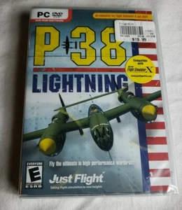 P38 Lightning PC DVD-ROM Factory Sealed Expansion for Flight Simulator X & 2004 - Picture 1 of 3