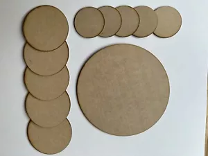 Circle MDF Art Boards - Picture 1 of 1