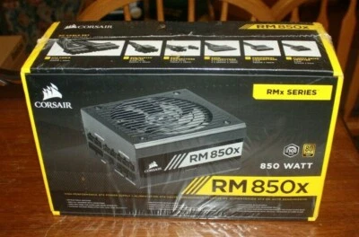 NEW CORSAIR RM850X CP9020188NA FULLY MODULAR POWER SUPPLY FREE SHIPPING - Image 1 of 2