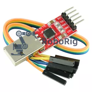 NEW USB 2.0 to TTL UART Module Serial Converter CP2102 STC PRGMR Free cable M8 - Picture 1 of 2