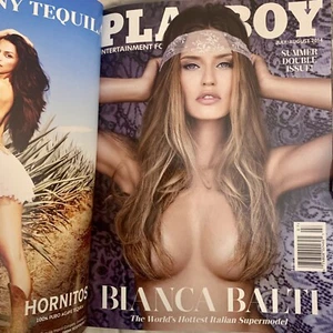 Playboy Magazine July Aug 2014 Bianca Balti Gary Oldman Marc Maron Emily Agnes - Picture 1 of 5