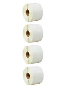 4 Rolls 2.25X1.25 1000/R Direct Thermal Labels For Zebra 2824 Eltron ZP450 - Picture 1 of 12