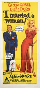 Póster original australiano de I Married a Woman 1958 - Imagen 1 de 1