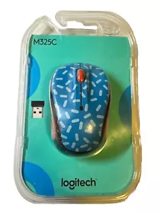 Logitech Doodle Collection M325C Wireless Mouse - Lines "BRAND NEW SEALED" - Picture 1 of 6