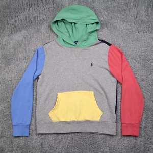Polo Ralph Lauren Jungen Color Block Hoodie Sweatshirt Pastell Gr. M 10-12 Jugend - Bild 1 von 14