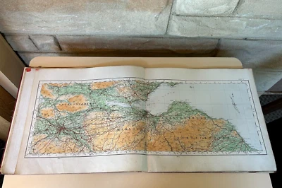 Libro 18 folios en lino Southhampton Office 1924 Ordnance Survey Map of Scotland Foto 1 de 4