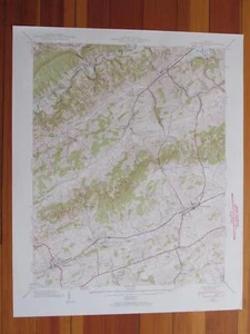 Glade Spring Virginia 1958 Original Vintage USGS Topo Map - Picture 1 of 1