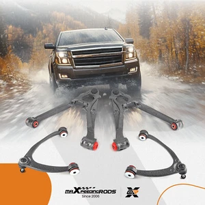 Front Control Arms w/ Poly Bushing for 2007-2015 Chevy Silverado GMC Sierra 1500 - Picture 1 of 13