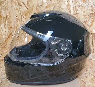 Casco completo Torc Eight One Eight 818 negro brillante grande L H-330 Foto 1 de 4