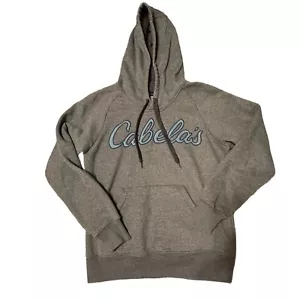 Cabelas Hoodie Womens Gray Lined Hooded Sweatshirt Outdoors Size Small - Picture 1 of 5