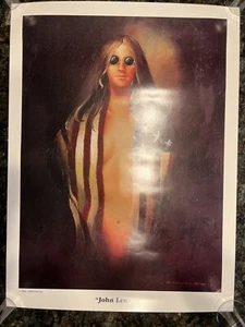Póster impreso artístico de John Lennon Beatles Chisholm como nuevo - Imagen 1 de 1