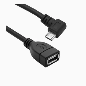 G11 Micro USB Connecteur À A Douille Câble OTG Adaptateur Droit Abgewickelt 10cm - Photo 1 sur 10